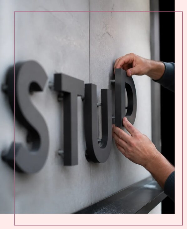 Малые объемные буквы на заказ в Чернушке от 5586 р. | Аванза-Чрш
