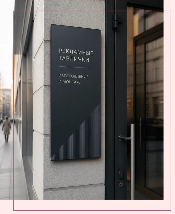 Рекламные таблички в Чернушке по цене от 4570 р. | Аванза-Чрш