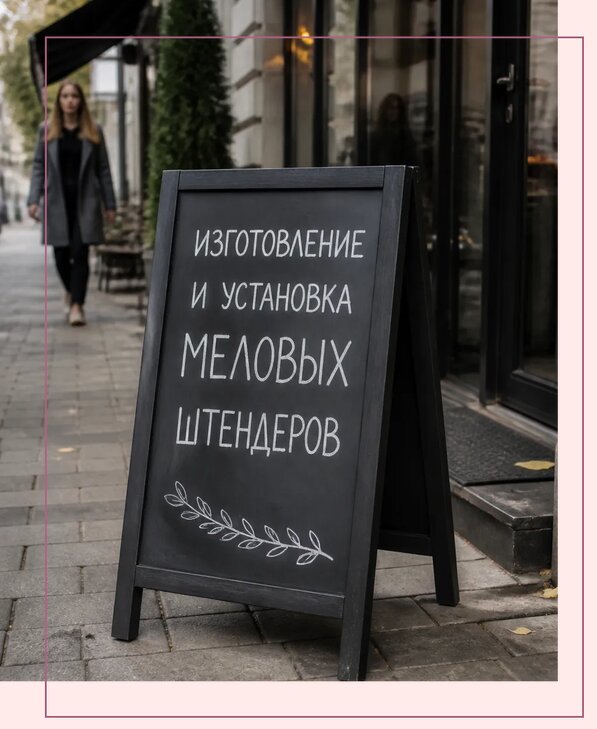 Меловые штендеры в Чернушке по цене от 6601 р. | Аванза-Чрш